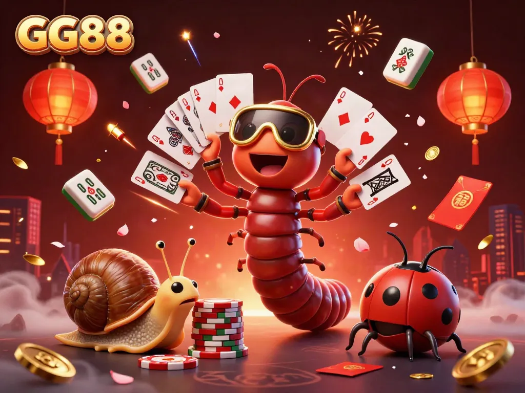 Engage with GG88's thrilling casino experience featuring dynamic characters and vibrant game elements.