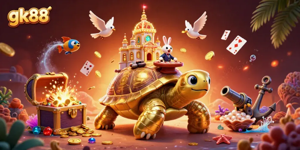 Experience thrilling action at gk88 with vibrant casino activities and rich 3D graphics.